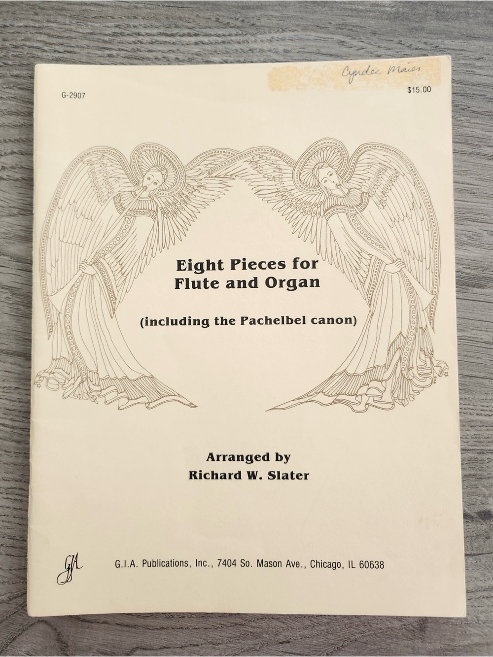 8 Pieces for Flute and Organ (incl. Pachelbel Canon) Richard Slater Weddings GIA